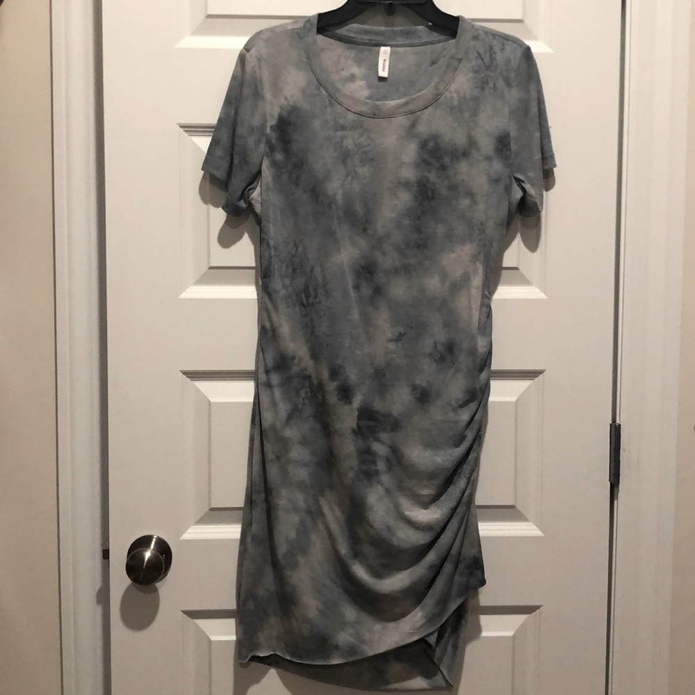 Wishlist tshirt dress, fitted with a gathered side detail. New without tags.